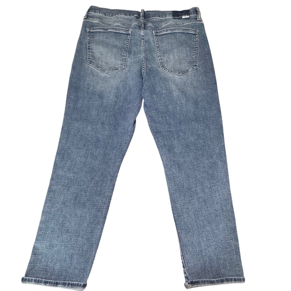 DAZE Jeans Womens 32 Straight Leg Repreve Stretch Denim Blue Boho Casual